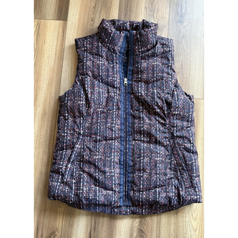 Lands End Women's Sz Small Down Puffer Vest Coat Jacket‎